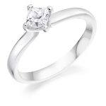 Princess Cut Diamond Single Stone Ring