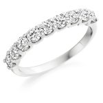 Half Set Diamond Eternity Ring